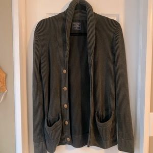 Abercrombie and Fitch Knit cardigan (Olive color)